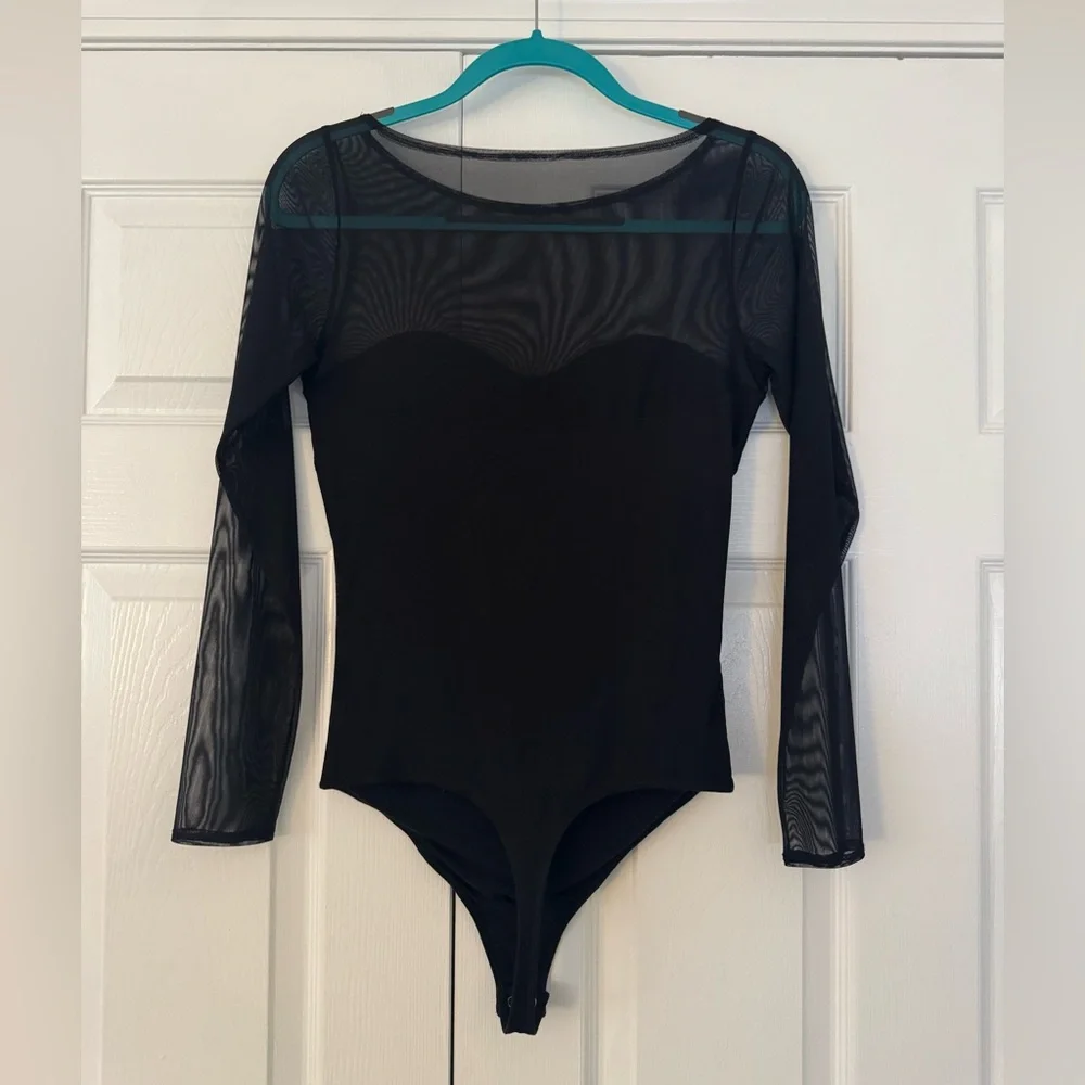 Abercrombie Black Sheer Bodysuit - Picture 2 of 2